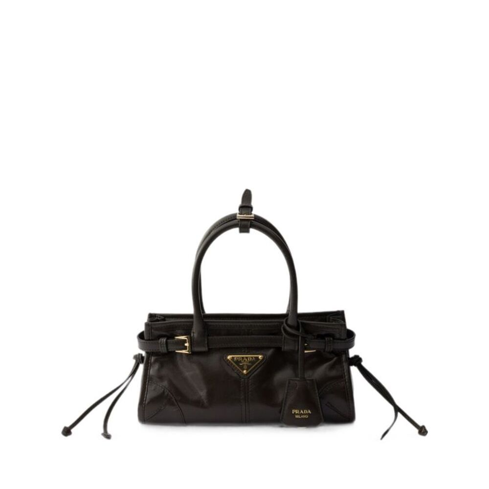 Prada Women Prada Bonnie Mini Leather Handbag